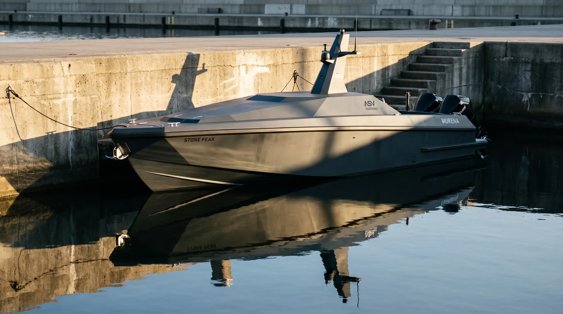 Stone Peak Systems 5.5-metre autonomous surface vessel render
